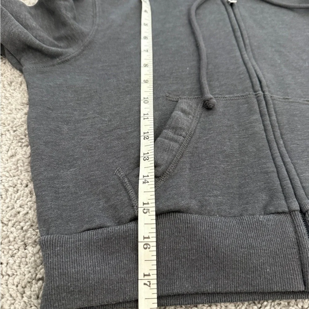 Hollister Cropped Hoodie Womens‎ Small Heather Gray